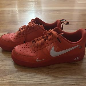 Nike red sneakers from Urban Outfitters